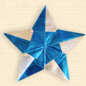 5-Point Bi-Color Ray Star