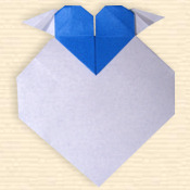 Card 'Flying Two-Heart'
