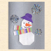 Greeting Card 'Snowman'
