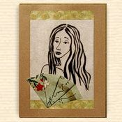 Greeting Card 'With Fan'