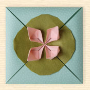 Pillow Card 'Waterlily'