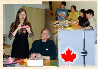 Teaching Origami and Demonstration