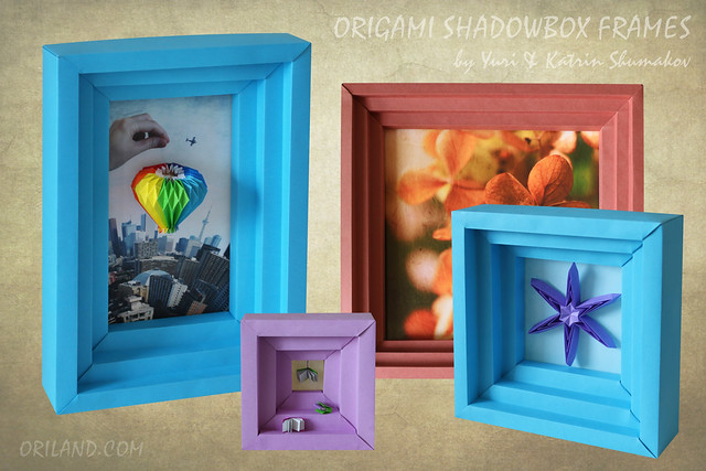 Origami Shadowbox Frames Artwork
