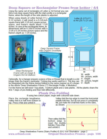 Origami Shadowbox Frames Book preview