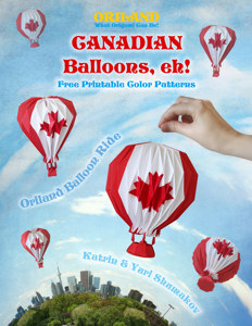 Printable Color Patterns - Canadian Balloons, eh!