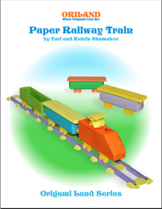 Paper Railway Train Book