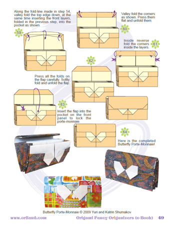 Origami Fancy Origanizers Book preview