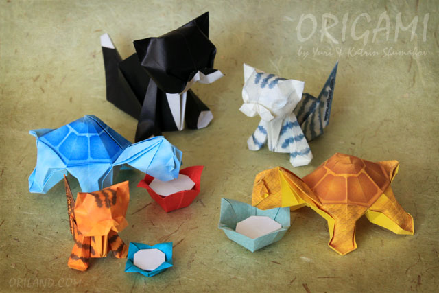 Paper Kittens & Turtles Artwork
