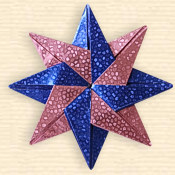 8-point Swirl Star