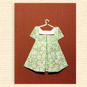 Greeting Card 'Vintage Dress 1'